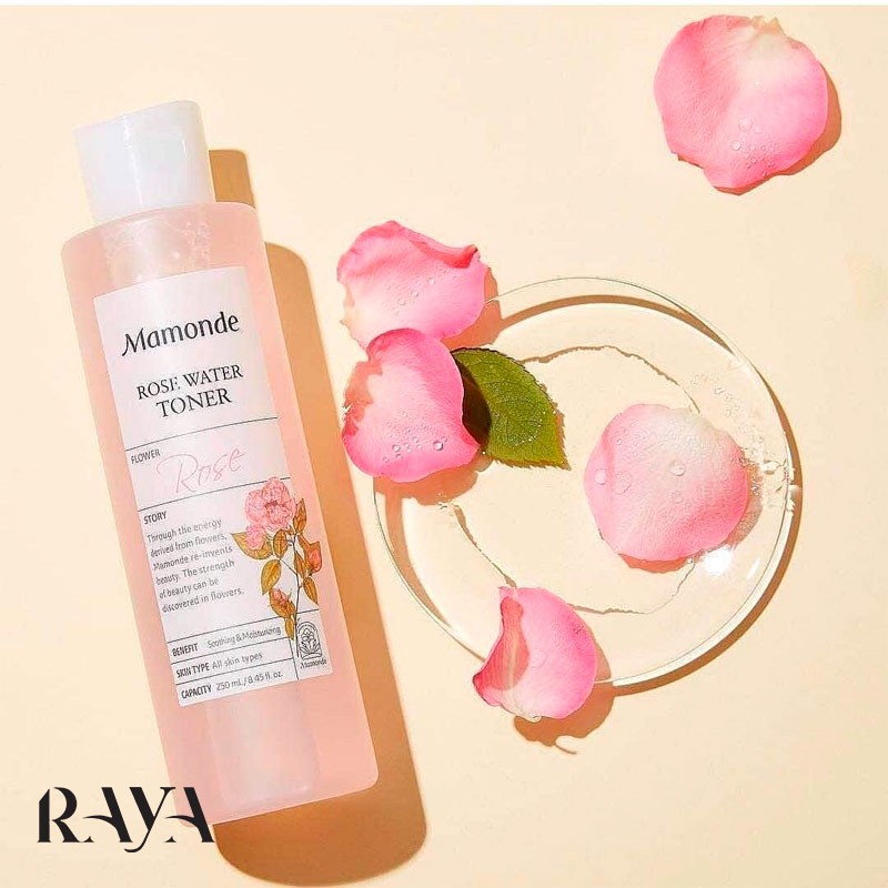 تونر رز ماموند حجم 250 و 25 میل Mamonde Rose Water Toner